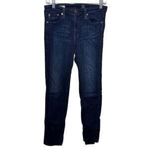 AG Adriano Goldschmied The Prima Jeans 27R Mid Rise Cigarette Dark Wash Denim‎